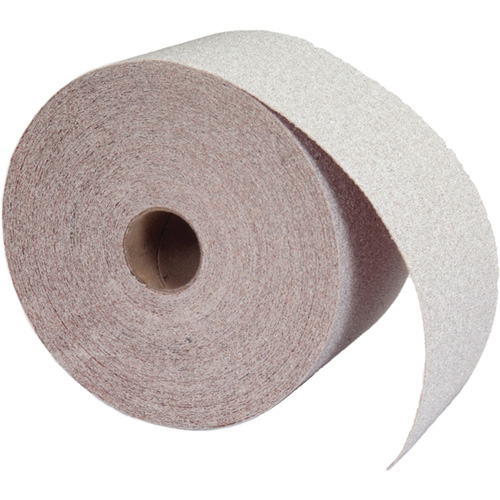 Rouleau en papier PSA, Oxyde d'aluminium, 2-3/4" la x 135' lo, Grain 180 We Share Industrial Supply