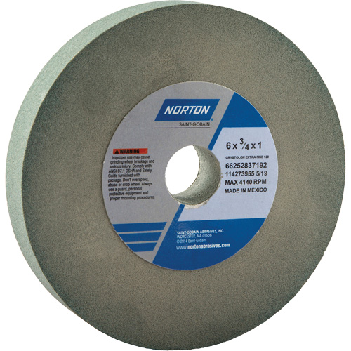 Bench Grinding Wheels - Gemini, 6" x 3/4", 1" Arbor We Share Industrial Supply