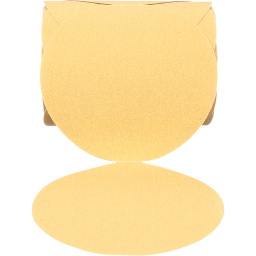 Disque abrasif dor&eacute; en rouleau 216U Stikit, 6" dia., Grain 80, Oxyde d'aluminium We Share Industrial Supply