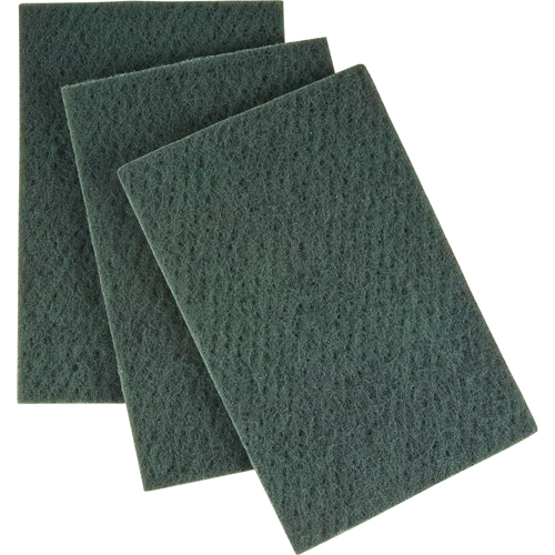 Scouring Hand Pad, 6" x 9", Medium Grit We Share Industrial Supply