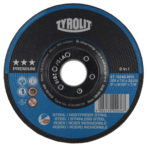 Meule, 4-1/2" x 9/32", Arbre 7/8", Type 27 We Share Industrial Supply