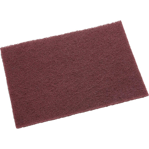 Non-Woven Hand Pad, Aluminum Oxide, 9'' x 6'', Very Fine Grit We Share Industrial Supply