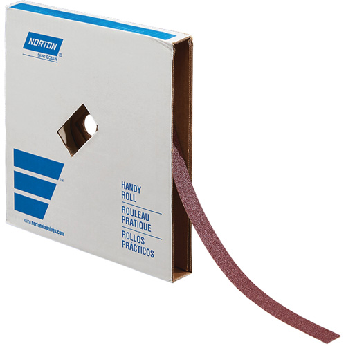 Metal Sanding Roll, Aluminum Oxide, 1" W x 150' L, 60 Grit We Share Industrial Supply