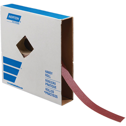 Metal Sanding Roll, Aluminum Oxide, 1-1/2" W x 150' L, 120 Grit We Share Industrial Supply