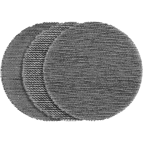 Disques de ponçage avec maille antid&eacute;chirure PowerGrid, dia 3", Grain Assorti, Oxyde d'aluminium We Share Industrial Supply