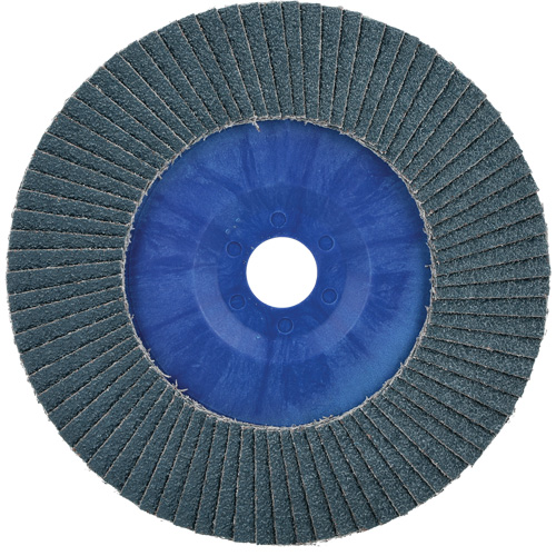 BlueFire Quick Trim Flap Disc, 7" x 7/8", Type 27, 40 Grit, Zirconia Alumina We Share Industrial Supply