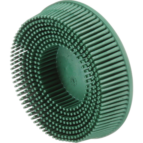 Scotch-Brite Roloc Bristle Disc, Ceramic, 3" Dia. We Share Industrial Supply