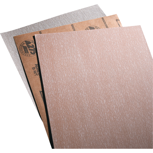 Sandpaper, Paper Sheets - No-Fil Adalox A275, 9" x 11", 80 Grit, Aluminum Oxide We Share Industrial Supply