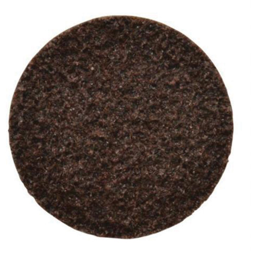 Disque de polissage non tiss&eacute; &agrave; remplacement rapide tr&egrave;s r&eacute;sistant Bear-Tex, 3" dia., Grain Moyen, Oxyde d'aluminium We Share Industrial Supply