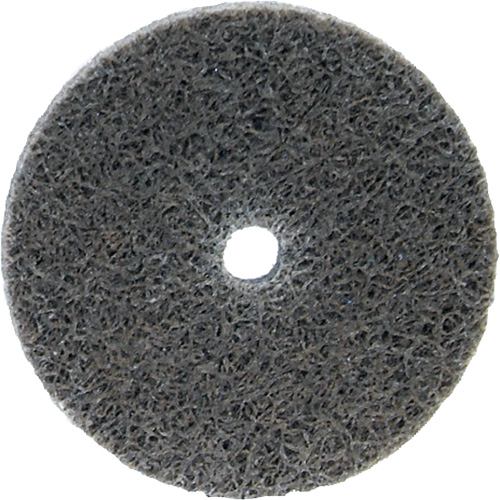 Disque unifi&eacute; non tiss&eacute; Bear-Tex, 2" x 1/4", Arbre de 1/4", Grain de Moyen, Oxyde d'aluminium We Share Industrial Supply