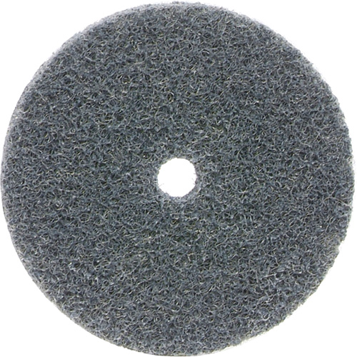 Disque unifi&eacute; non tiss&eacute; Bear-Tex, 2" x 1/4", Arbre de 1/4", Grain de Fin, Carbure de silicium We Share Industrial Supply