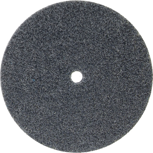 Disque unifi&eacute; non tiss&eacute; Bear-Tex, 3" x 1/4", Arbre de 1/4", Grain de Fin, Carbure de silicium We Share Industrial Supply