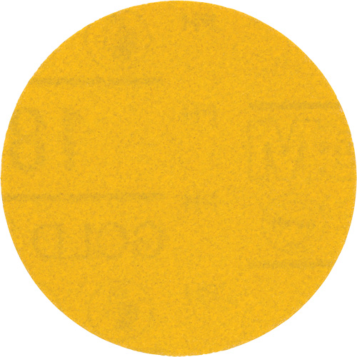 Hookit Gold Abrasive Disc, 09217, 3" Dia., 400 Grit, Aluminum Oxide, C-Weight We Share Industrial Supply