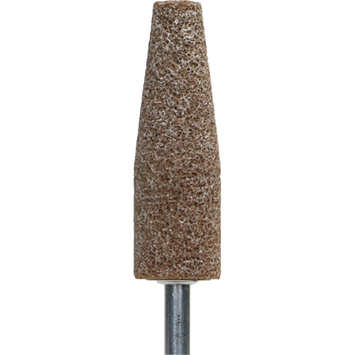 Pointe mont&eacute;e vitrifi&eacute;e Gemini, A38, Oxyde d'aluminium, 1-1/2" dia., 1-1/2" lo, 60 Grain We Share Industrial Supply