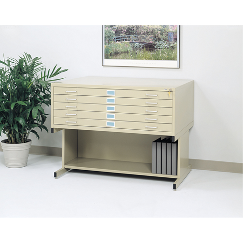 Classeurs en acier pour plans, 5 Tiroirs, 46-3/8" la x 35-3/8" p x 16-1/2" h We Share Industrial Supply
