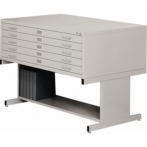 Classeurs en acier pour plans, 5 Tiroirs, 40-3/8" la x 29-3/8" p x 16-1/2" h We Share Industrial Supply