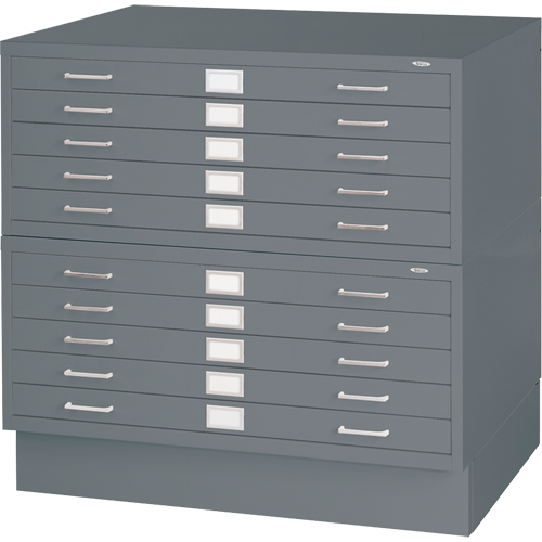 Classeurs en acier pour plans, 5 Tiroirs, 40-3/8" la x 29-3/8" p x 16-1/2" h We Share Industrial Supply