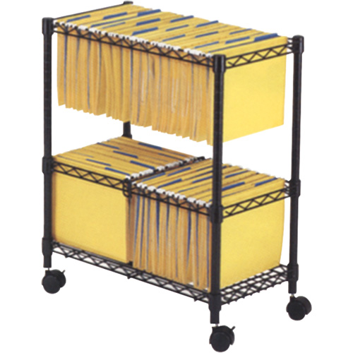 File Carts- 2-tier Rolling File Cart We Share Industrial Supply