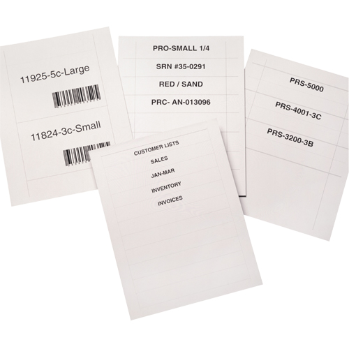 Bin Buddy Label Holders, 48" L x 8" W We Share Industrial Supply