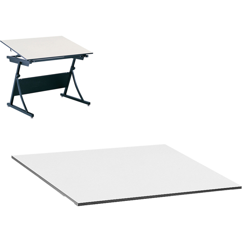 Dessus de table Planmaster, 60" la x 3/4" h, Blanc We Share Industrial Supply