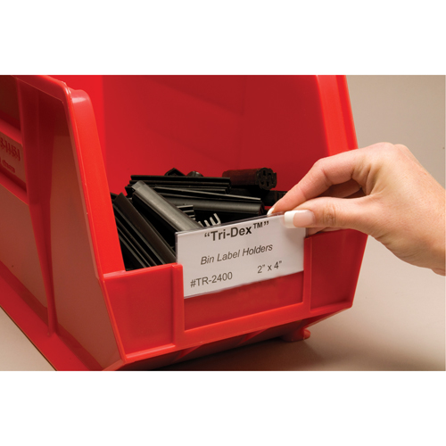 Bin Buddy Label Holders, 48" L x 8" W We Share Industrial Supply
