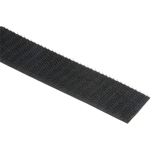 Bande d'attaches, Crochet, 50 vg x 1", Cousu, Noir We Share Industrial Supply