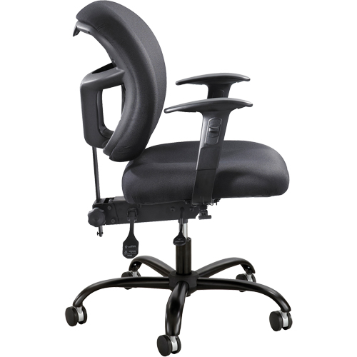 Chaises de travail pour usage intensif 24/7 Alday, Nylon, Noir, Capacit&eacute; 500 lb We Share Industrial Supply