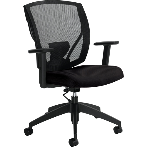 Chaises de travail, Vinyle, Noir, Capacit&eacute; 300 lb We Share Industrial Supply