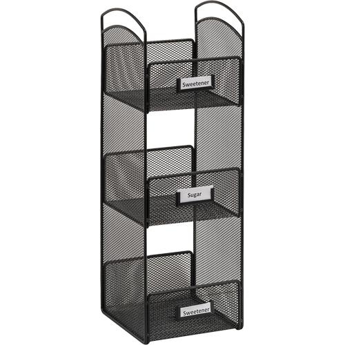 Onyx Tower Break Room Organizer We Share Industrial Supply
