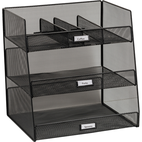 Organisateur Onyx de fournitures de salle de repos We Share Industrial Supply