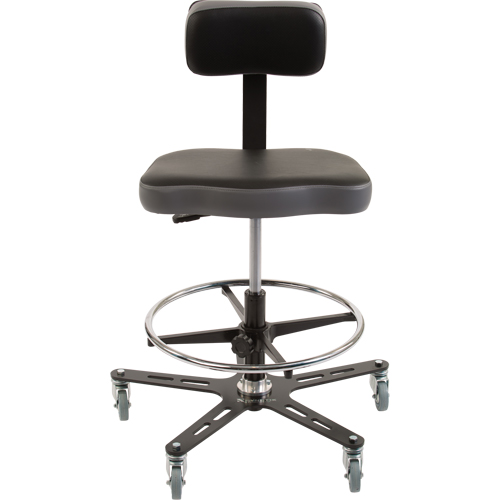 TF160 Industrial Grade Ergonomic Chair, Mobile, Adjustable Height, 300 lbs. Capacity We Share Industrial Supply