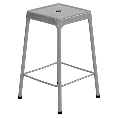 Tabouret en acier pour comptoir Safco, Stationnaire, Fixe Hauteur, Capacit&eacute; 250 lb We Share Industrial Supply