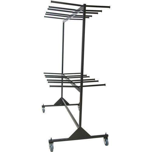 Chariot pour chaises pliantes &agrave; deux c&ocirc;t&eacute;s We Share Industrial Supply