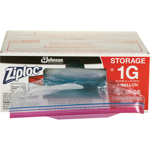 Sacs d'entreposage alimentaire &agrave; double fermeture &agrave; glissi&egrave;re de Ziploc We Share Industrial Supply