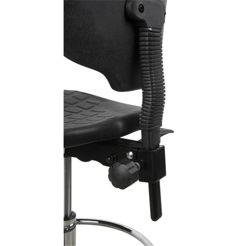 Heavy-Duty Ergonomic Stool, Stationary, Adjustable Height, 250 lbs. Capacity We Share Industrial Supply