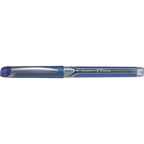 Hi-Tecpoint Grip Pen, Blue, 0.7 mm We Share Industrial Supply