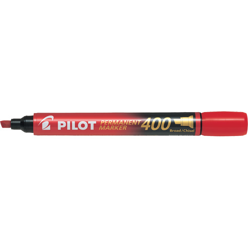 400 Permanent Marker, Red, Chisel Tip We Share Industrial Supply