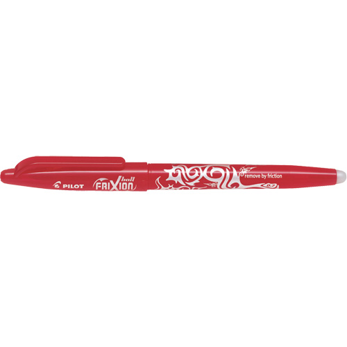 Frixion Ball Point Gel Pen, Red, 0.7 mm We Share Industrial Supply