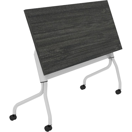 Table de formation &agrave; dessus rabattable Newland, 24" lo x 60" la x 29-1/2" h, Brun fonc&eacute; We Share Industrial Supply