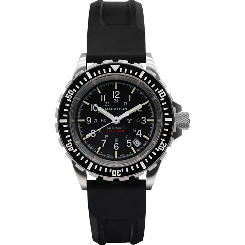 Grande montre automatique de plong&eacute;e, Num&eacute;rique, &agrave; piles, 41 mm, Noir We Share Industrial Supply