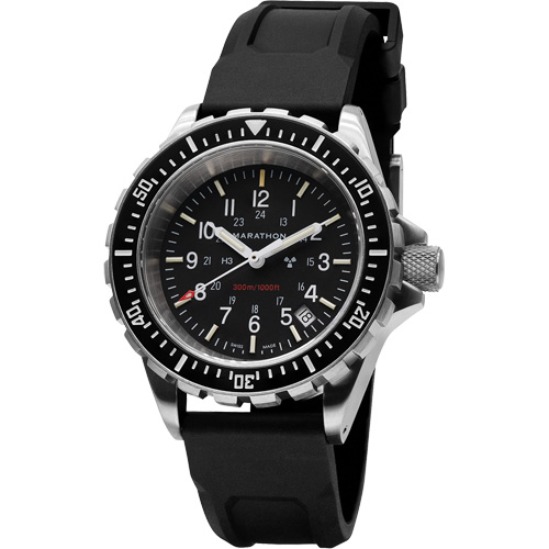 Grande montre automatique de plong&eacute;e, Num&eacute;rique, &agrave; piles, 41 mm, Noir We Share Industrial Supply