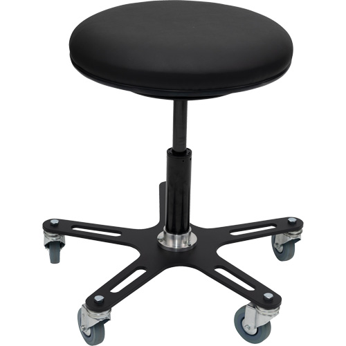 OmniStool Industrial Stool, Mobile, Adjustable Height, 280 lbs. Capacity We Share Industrial Supply