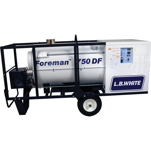 Radiateur portable &agrave; chauffage indirect Foreman 750, Chaleur radiante, Gaz naturel, 750000 BTU/H We Share Industrial Supply