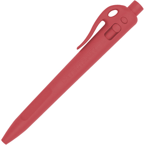 Detectable Elephant Ballpoint Pen with Clip, Red, 1 mm, Retractable We Share Industrial Supply
