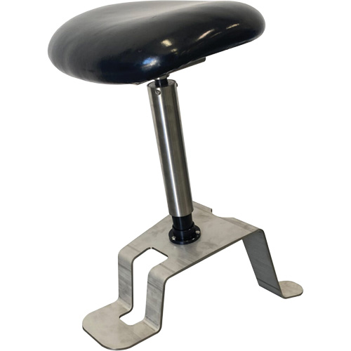TA200 Sit-Stand Stool, Vinyl, Black, 280 lbs. Capacity We Share Industrial Supply
