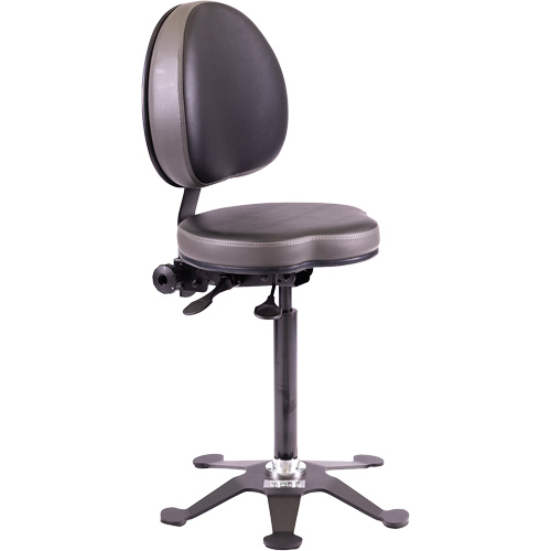 Tabouret industriel ergonomique TA190, Stationnaire, Ajustable Hauteur, Capacit&eacute; 280 lb We Share Industrial Supply
