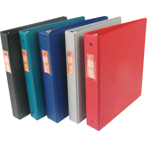 Vinyl Binders, 11" x 8-1/2" x 2", Green We Share Industrial Supply