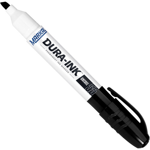 Dura-Ink&reg; 55 Permanent Marker, Black, Chisel Tip We Share Industrial Supply