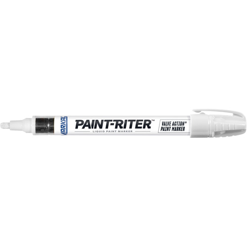 Paint-Riter&reg; Valve Action&reg; Paint Marker, Liquid, White We Share Industrial Supply
