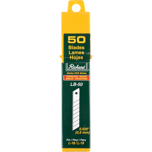 Lames de rechange, Style Cassable We Share Industrial Supply